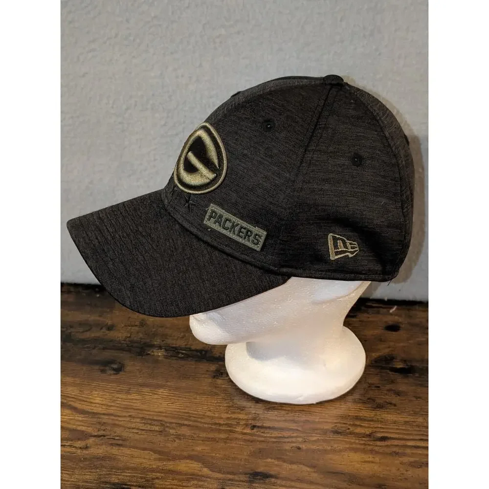 New Era 39Thirty GREEN BAY PACKERS Salute to Service Military Fitted Hat Men M/L